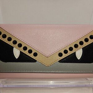 Fendi Limited Edition Vitello Monster Long Wallet